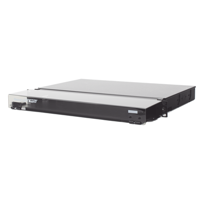 PANDUIT FMD1 - Panel de Distribución de Fibra Óptica, Acepta 4 Placas FAP o FMP, Bandeja Deslizable, Hasta 48 Fibras, Color Negro, 1UR | SIERRA STORE