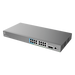 Switch Empresarial L2++ / 16 Puertos Gigabit PoE++ 250W / 2 Puertos SFP+ 10G / Switching 72 Gbps / Gestión Cloud y Local / VLAN 4K / | SIERRA STORE