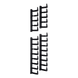 PANDUIT XGL-FMS48B - Kit de Dedos para Gestión de Cables / 48 UR / Dedos 100 mm / Montaje LH/RH / Color Negro | SIERRA STORE