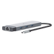 HUB USB-C 9 en 1 / HDMI 4K@60Hz / Ethernet Gigabit / 100W PD / 140.2x43x14.3 mm (0.46x0.14x0.047 ft) | SIERRA STORE