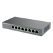 Switch Administrable Capa 2 Lite / 8 Puertos Gigabit / 4 Puertos PoE+ / 32 VLAN / QoS / GDMS Cloud / Montaje Pared y Escritorio | SIERRA STORE