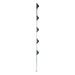 Poste de cerco eléctrico / 1.2 m (3.9 ft) / Acero galvanizado G60 / 5 aisladores de paso / 18 kV dieléctrico | SIERRA STORE