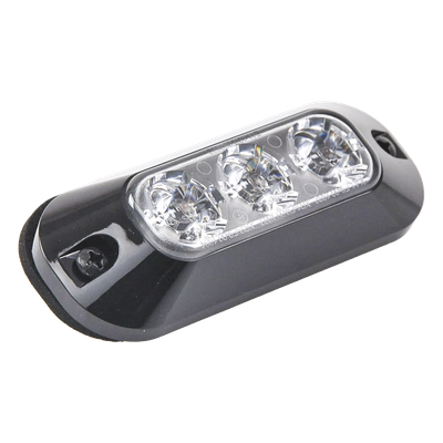 Luz Perimetral LED / 3 LEDs / 21 Patrones de Destello / 12-24 VCC / SAE J595 Clase I / Uso Interior y Exterior | SIERRA STORE