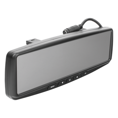 Monitor Retrovisor con Cámara de Reversa / Pantalla LCD 4.3'' / Ángulo 170° / IP69K / Sistema 2 Cámaras | SIERRA STORE