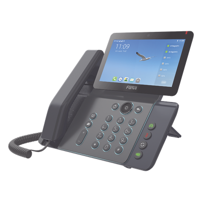 Videoteléfono IP / 20 Líneas SIP / Pantalla 7" Ajustable / Android 9.0 / Conferencia 10 Vías / Teclado Retroiluminado / PoE | SIERRA STORE