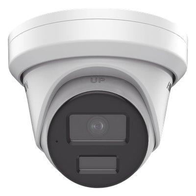 HIKVISION DS-2CD3346G2H-LISU - Cámara Turret IP / 4 Megapixel / Dual Light 40 m (131.2 ft) / DarkFighter S / WDR 130 dB / IP67 / Audio | SIERRA STORE