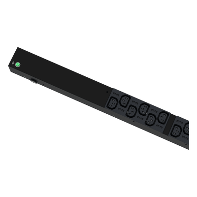 PANDUIT P24D24G - PDU Monitoreable / 24 Salidas C13 y C19 / Entrada NEMA L6-20P / 208 Vca / 20 Amp / Instalación Vertical / Pantalla | SIERRA STORE