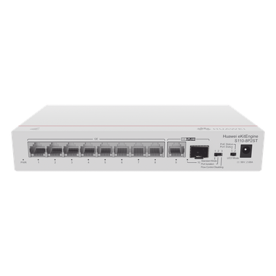 Switch Gigabit No Administrable PoE / 8 Puertos 10/100/1000 Mbps PoE+ / 1 Puerto RJ45 Uplink / 1 Puerto SFP Uplink / 124W / 20 Gbps | SIERRA STORE
