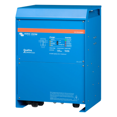 Inversor Cargador de Onda Pura / Entrada 48 Vcc / Salida 8000 W 230 Vca 60 Hz / Conmutación 20 ms / PowerAssist Híbrida / Dos Entradas | SIERRA STORE