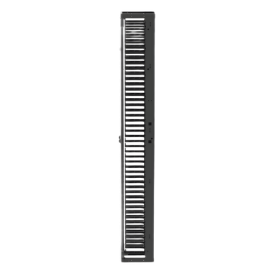 PANDUIT PR2VFD08 - Organizador Vertical de Cables / Alta Densidad / 45 U / Ancho 8 in / Diseño Simple Frontal / ABS y Acero / Negro | SIERRA STORE