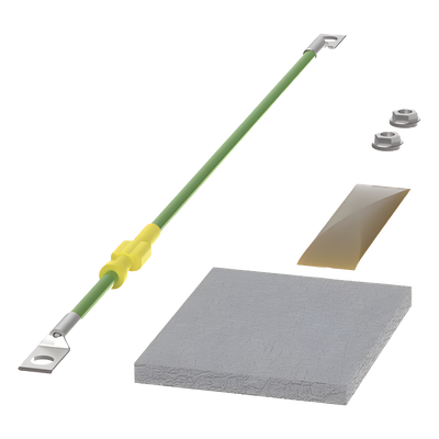 PANDUIT MSGK - Kit de Conexión a Tierra / Para Gabinetes Multipropósito / Cable 10 AWG 13.25 in (336.6 mm) / Accesorios de Instalación | SIERRA STORE