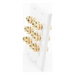 Placa de Pared para Altavoces / 12 Postes Tipo Banana / 6 Canales / Conectores Chapados en Oro / Instalación sin Soldadura | SIERRA STORE