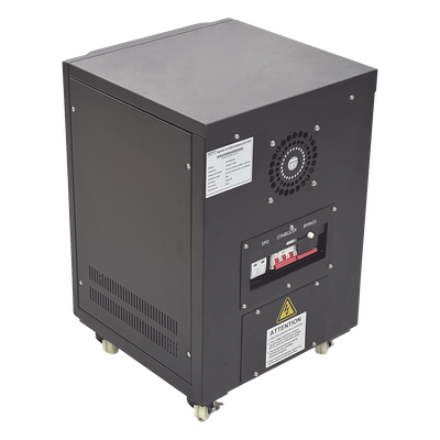 Regulador de Voltaje Industrial / Bifásico Ferrorresonante / 5 kVA / 5 kW / Entrada 176-264 Vca / Salida 215.6-224.4 Vca / Precisión | SIERRA STORE