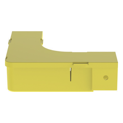 PANDUIT FRA2X2LYL - Accesorio de Ángulo Recto Horizontal / 90° / Para Canaleta 2x2 / Radio de Curvatura 50.8 mm / ABS 94V-0 / Color | SIERRA STORE