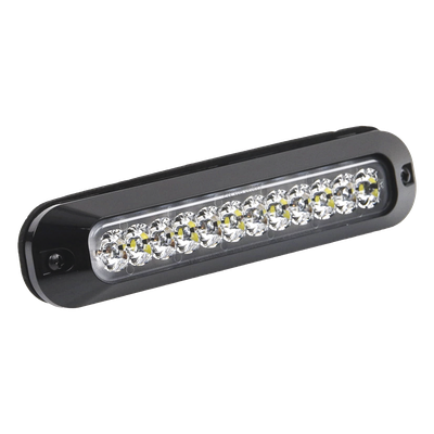 Luz perimetral / 12 LEDs Ultra Brillantes / Rojo/Claro / 12-24 VCC / 157mm / SAE J595 Clase I | SIERRA STORE