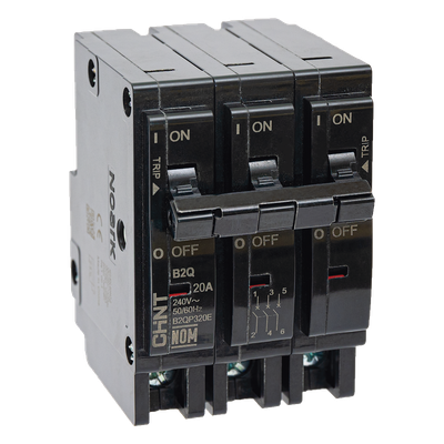 MCB - Interruptor Termomagnético Enchufable, Serie: B2Q, 3P, 30A, 240V (SKU:1002297) | SIERRA STORE