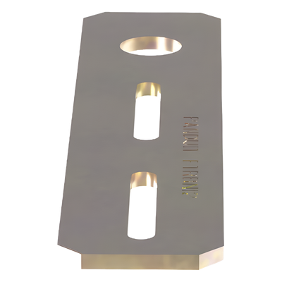 PANDUIT FTRBN12 - Soporte de Montaje a Techo / Canaleta FiberRunner 2x2 y 4x4 / Varilla Roscada 1/2" / Acero Negro / 152.4 mm (6 in) | SIERRA STORE