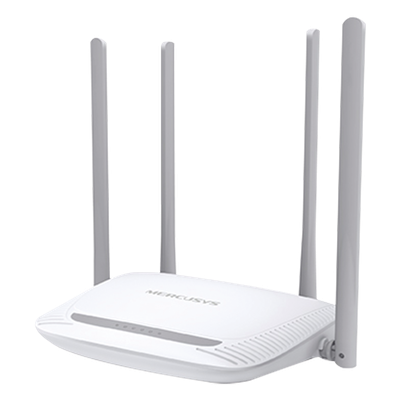 Router Inalámbrico N / 300 Mbps / 2.4 GHz / 1 Puerto WAN 10/100 Mbps / 3 Puertos LAN 10/100 Mbps / 4 Antenas 5 dBi | SIERRA STORE