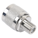 Adaptador Coaxial RF / N Macho a F Hembra / Montaje en Línea / Bronce Niquelado / Contacto Oro / Teflón / -20℃ a 80℃ | SIERRA STORE