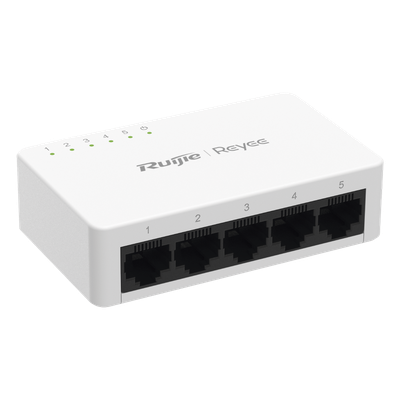 Switch No Administrable / 5 Puertos 10/100 Mbps / Visibilidad Cloud / Plug & Play / 1 Gbps Switching Capacity | SIERRA STORE