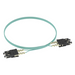 PANDUIT FX23RSNSNSNM002 - Jumper de Fibra Óptica / Multimodo OM3 50/125 / SC-SC Duplex / OFNR Riser / 2 m (6.56 ft) / Aqua | SIERRA STORE