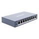 HIKVISION DS-3E1309P-EI - Switch PoE+ Monitoreable / 8 Puertos 10/100 Mbps / 1 Puerto Uplink Gigabit / Alcance Extendido 300 m (984.3 | SIERRA STORE