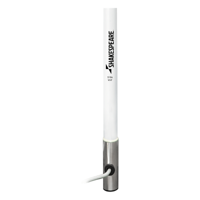 Antena Marina VHF / 3 dB de Ganancia / 50 W / 1.2 m (3.9 ft) / Cable RG-58 15 ft / Polaridad Vertical / 50 Ohmios | SIERRA STORE