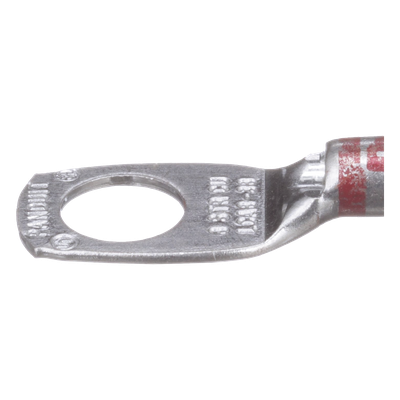 PANDUIT LCA8-38-L - Zapata de Compresión / Calibre 8 AWG / Barreno 3/8 in (9.5 mm) / Tambor Estándar con Mirilla / 1 Pieza | SIERRA STORE