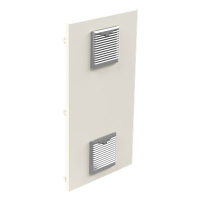 EPCOM INDUSTRIAL EI-PCB-40-73-30VDK - Gabinete Acero Galv. para 2 Baterías PL110D12  (400 x 730 x 300mm). Puerta Ventilada. Acc. para | SIERRA STORE