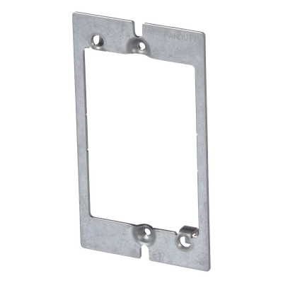 PANDUIT MWBA1 - Adaptador de Placa de Pared / Una Salida / CRS Zincado / 2.38' x 4.19' x 0.32' / 7.8' x 4.2' x 0.32' | SIERRA STORE