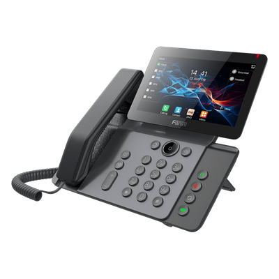 Teléfono IP Empresarial / Pantalla Táctil 7" / Wi-Fi 6 / Bluetooth 5.4 / 20 Líneas SIP / Cámara 1080p / PoE / Material Antibacterial | SIERRA STORE