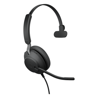 Jabra Evolve 2 40, Auricular mono versión UC con aislamiento de ruido, conexión USB-C y indicador de ocupado (Busylight) | SIERRA STORE