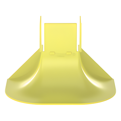 PANDUIT FTR2X2LYL - Accesorio de Control de Radio de Curvatura / 2' Radio / 3.85' x 6' x 3.85' / Policarbonato-ABS / Amarillo | SIERRA STORE