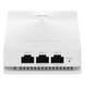 Punto de Acceso Wi-Fi 6 / AX3000 / 3 Gbps / Cobertura 100 m (328.1 ft) / 4 Puertos Gigabit / Montaje en Pared | SIERRA STORE