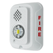 Sirena con Estrobo LED / Montaje en Pared / 2 Hilos / Candela Seleccionable 15-185 cd / Compatible SpectrAlert | SIERRA STORE