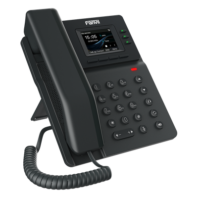 Teléfono IP Empresarial / 4 Líneas SIP / Pantalla LCD 2.4 Pulgadas Color / Conferencia 6 Vías / PoE 802.3af / Audio HD Opus | SIERRA STORE
