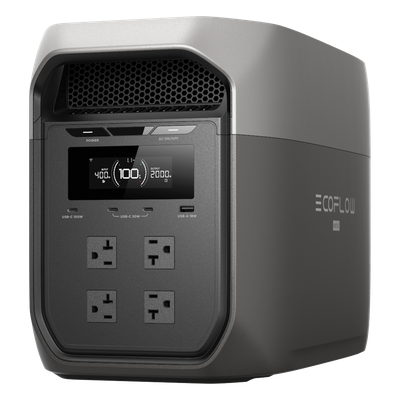 Estación de Energía Portátil / 2048 Wh / Salida CA 2400 W (Surge 4800 W) / Batería LiFePO4 / Carga Solar 500 W / UPS 10 ms | SIERRA STORE