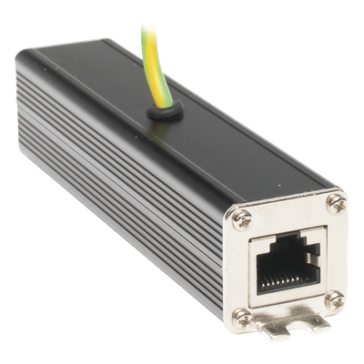 Protector contra sobretensiones / 10Gbps / PoE++ 90W / 10kA / RJ45 blindado / Carril DIN | SIERRA STORE