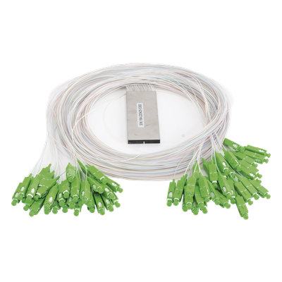 Divisor Óptico PLC / 1x64 Puertos / Conectores SC/APC / Rango 1260-1650 nm / Pérdida 20.8 dB / -40 a 85°C | SIERRA STORE