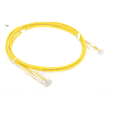 LINKEDPRO BY EPCOM LP-UT6-200-YE-28 - Cable de Parcheo Slim UTP Cat6 / 2 m (6.56 ft) / 28 AWG / Amarillo / 1 Gbps | SIERRA STORE