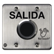 Botón de Salida NoTouch / Sensor Infrarrojo IR / Acero Inoxidable 304 / Salida Doble / Contacto Seco Forma C / LED Bicolor / 4.5 x 4.5 | SIERRA STORE