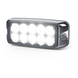 Luz LED de Advertencia / Montaje Superficial / 5 x 2" / 10 LED / Rojo/Claro / 12-24 V / Bisel Cromado | SIERRA STORE