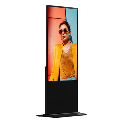 HIKVISION DS-D6055UN-D/S - Tótem Digital Signage / Pantalla 55" 4K UHD / 500 Nits / Android 13 / Wi-Fi y Bluetooth 5.4 / 4 Ruedas / | SIERRA STORE