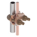 Conector Mecánico para Cable / 1/0 AWG a 250 KCMIL / Paralelo o 90° / Tubo 3/8" o Varilla 5/8" - 3/4" / Torque 240 lb-in / UL467 | SIERRA STORE
