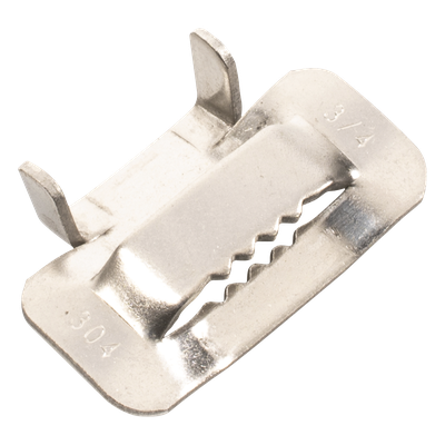 LINKEDPRO BY EPCOM LP-SSBT-34 - Hebilla de Acero Inoxidable / 3/4" / 100 Piezas / Compatible ADSS / Mini-ADSS / Figura 8 | SIERRA STORE