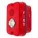 Sirena Estroboscópica LED / 2 Hilos / Montaje en Pared / 16 a 24 Vcd / Candela Seleccionable / Exterior / Rojo | SIERRA STORE