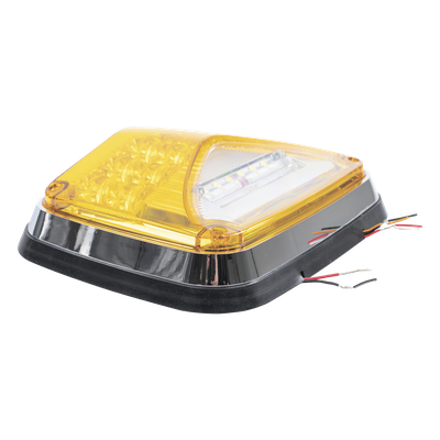 Luz de Advertencia LED / 8 x 6" / 11 Patrones de Destello / IP67 / 12-30 VCC / ECE R65 / SAE J845 | SIERRA STORE