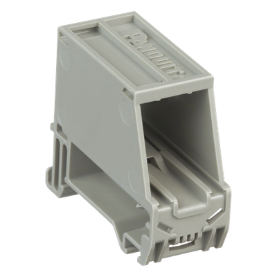 PANDUIT CADIN1IG - Adaptador de 1 Puerto / Riel DIN 35 mm (1.38 pulgadas) / Policarbonato UL94V-0 / Color Gris Internacional | SIERRA STORE