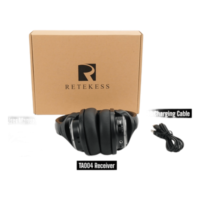 Auriculares Receptores para Discoteca Silenciosa / 3 Canales / Sonido Hi-Fi / LED Tricolor / Alcance 300 m (984.3 ft) / Batería 12 | SIERRA STORE
