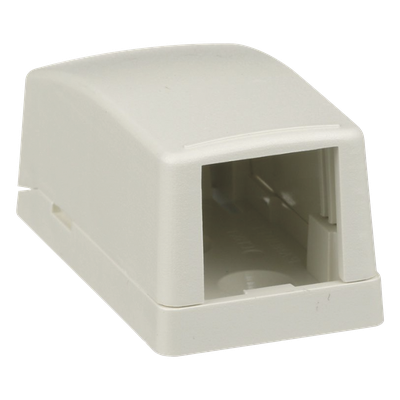 PANDUIT CBX1IW-A - Caja de Montaje en Superficie / 1 Puerto Mini-Com / 1.03 x 0.91 x 1.89 in / ABS / Blanco Mate | SIERRA STORE